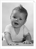 1950s Crawling Happy Curious Baby by Anonymous