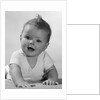 1950s Crawling Happy Curious Baby by Anonymous