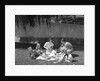 1950s Family Mother Father Son Daughter Picnicking By Lake Outdoor by Anonymous