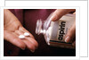 1990s Female Hand Taking Two Aspirin Tablets From Bottle by Anonymous