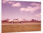 1960s Blurred Motion Of Car On Road by Anonymous