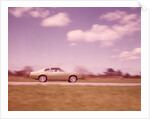 1960s Blurred Motion Of Car On Road by Anonymous