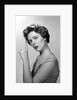 1950s Concerned Woman With Reminder String Knot Tied On Finger Of Hand To Help Remember Something Looking At Camera by Anonymous