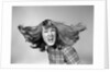 1960s Angry Woman Yelling Gnashing Teeth Hair Flying Looking At Camera by Anonymous