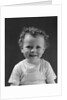 1940s Curly Haired Little Boy Portrait Smiling Looking At Camera by Anonymous