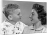 1950s Mother And Son Looking At Each Other Studio by Anonymous