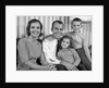 1960s Smiling Family Portrait Mother Father Son Daughter Looking At Camera by Anonymous
