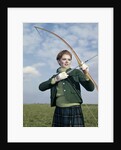 1960s 1970s Sports Woman Archer Holding Bow Preparing To Draw Arrow by Anonymous