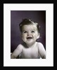 1940s 1950s Baby Head Shoulders Smiling Laughing Happy by Anonymous