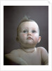 1940s 1950s Portrait Baby Head Shoulders Looking Up by Anonymous