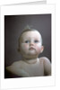 1940s 1950s Portrait Baby Head Shoulders Looking Up by Anonymous