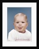 1960s Portrait Of Cute Blond Chubby Baby Looking At Camera Sticking Out Tongue by Anonymous