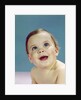 1960s Portrait Happy Smiling Baby Looking Up by Anonymous
