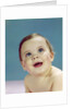 1960s Portrait Happy Smiling Baby Looking Up by Anonymous