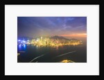 Hong Kong cityscape at sunset by Anonymous