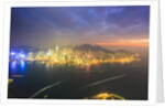 Hong Kong cityscape at sunset by Anonymous