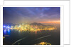 Hong Kong cityscape at sunset by Anonymous