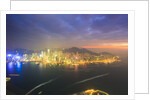 Hong Kong cityscape at sunset by Anonymous