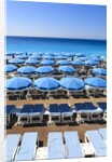 Beach scene, Nice, Cote D'Azur, France by Anonymous