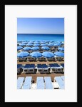 Beach scene, Nice, Cote D'Azur, France by Anonymous