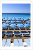 Beach scene, Nice, Cote D'Azur, France by Anonymous