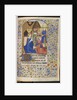 Adoration of the Magi from a French illuminated manuscript by Anonymous