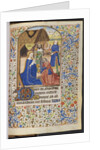 Adoration of the Magi from a French illuminated manuscript by Anonymous