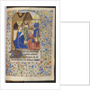 Adoration of the Magi from a French illuminated manuscript by Anonymous