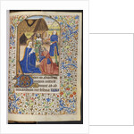 Adoration of the Magi from a French illuminated manuscript by Anonymous