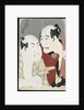 A double half-length portrait of the actors Nakajima Wadaemon as Bodara Chozaemon and Nakamura Konozo in the role of Gon of the Kanagawaya boathouse by Toshusai Sharaku