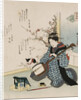 Te-ike no hana 'Hand-picked flower' by Yanagawa Shigenobu II