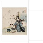 Te-ike no hana 'Hand-picked flower' by Yanagawa Shigenobu II