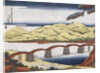 Kintai Bridge at Iwokuni in Suo Province by Keisai Eisen