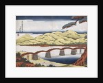 Kintai Bridge at Iwokuni in Suo Province by Keisai Eisen