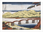 Kintai Bridge at Iwokuni in Suo Province by Keisai Eisen