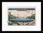 Returning Ships, Kanazawa by Utagawa Toyokuni II