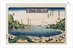 Returning Ships, Kanazawa by Utagawa Toyokuni II