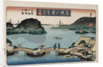 Twilight, Atami by Utagawa Toyokuni II