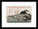 The Famous Teahouse at Mariko by Ando Hiroshige from the series 'The Fifty-Three Stations of the Tokaido' by Ando Hiroshige