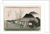 The Famous Teahouse at Mariko by Ando Hiroshige from the series 'The Fifty-Three Stations of the Tokaido' by Ando Hiroshige