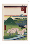 New Fuji, Meguro by Ando Hiroshige from the series 'One Hundred Views of Famous Places in Edo' by Ando Hiroshige