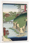 River of Waterfalls, Oji by Ando Hiroshige from the series 'One Hundred Views of Famous Places in Edo' by Ando Hiroshige