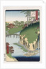 River of Waterfalls, Oji by Ando Hiroshige from the series 'One Hundred Views of Famous Places in Edo' by Ando Hiroshige
