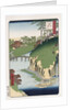 River of Waterfalls, Oji by Ando Hiroshige from the series 'One Hundred Views of Famous Places in Edo' by Ando Hiroshige