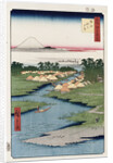Nekozane at Horikiri by Ando Hiroshige from the series 'One Hundred Views of Famous Places in Edo' by Ando Hiroshige