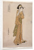 The Streetwalker Okane of Dotombori in Osaka by Chokyosai Eiri