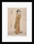 The Streetwalker Okane of Dotombori in Osaka by Chokyosai Eiri