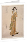 The Streetwalker Okane of Dotombori in Osaka by Chokyosai Eiri