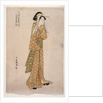 The Streetwalker Okane of Dotombori in Osaka by Chokyosai Eiri