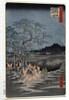 New Year's Eve foxfires at the Nettle Tree, Oji by Ando Hiroshige from the series 'One Hundred Views of Famous Places in Edo' by Anonymous